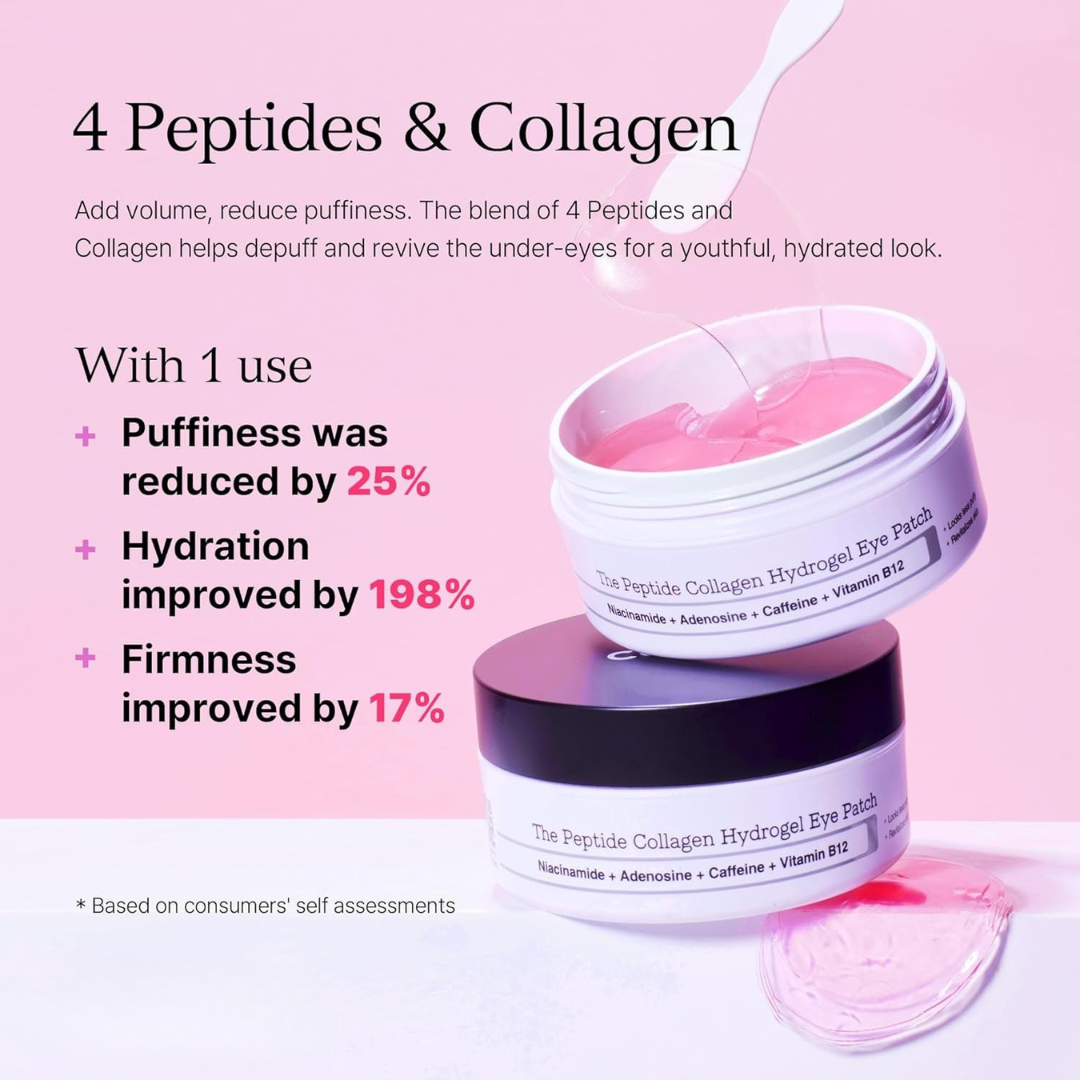 The Peptide Collagen Hydrogel Eye Patch for Puffy Eyes and Dark Circles