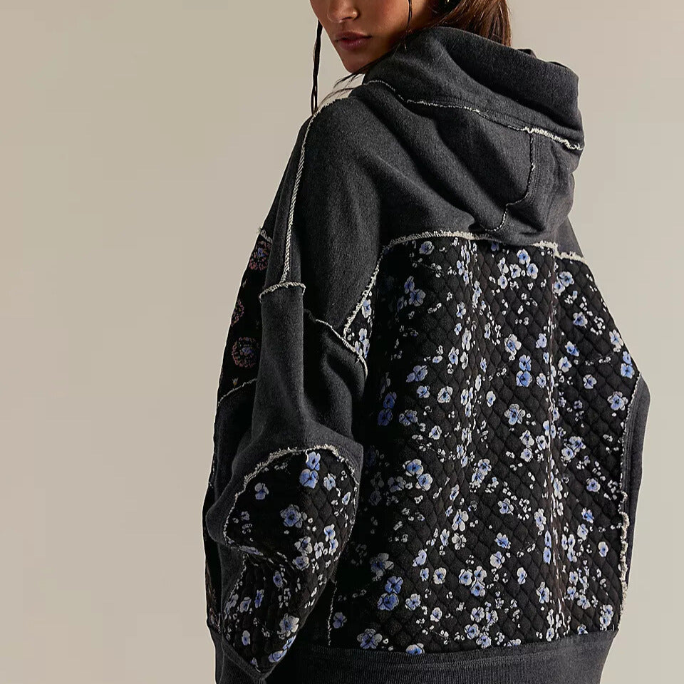 Aster Quilted Hoodie