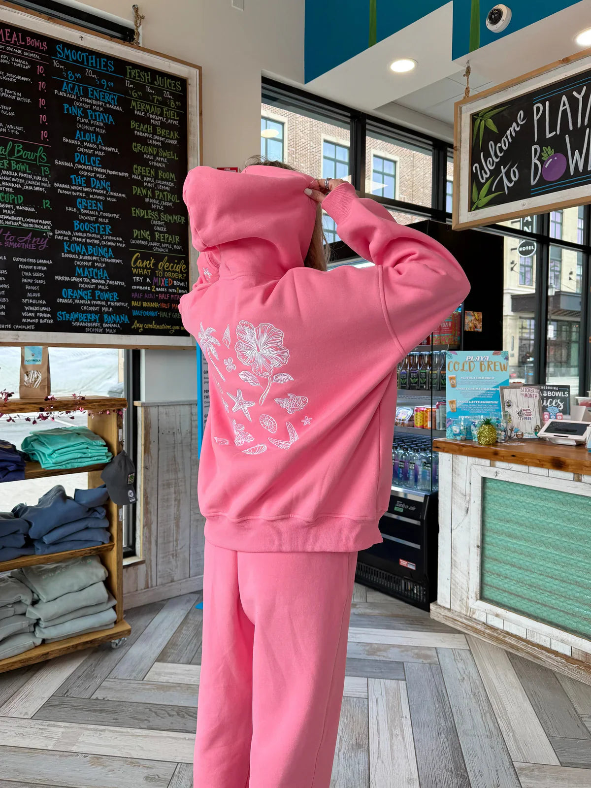 Perlgrau & Pink Tropische Kollektion