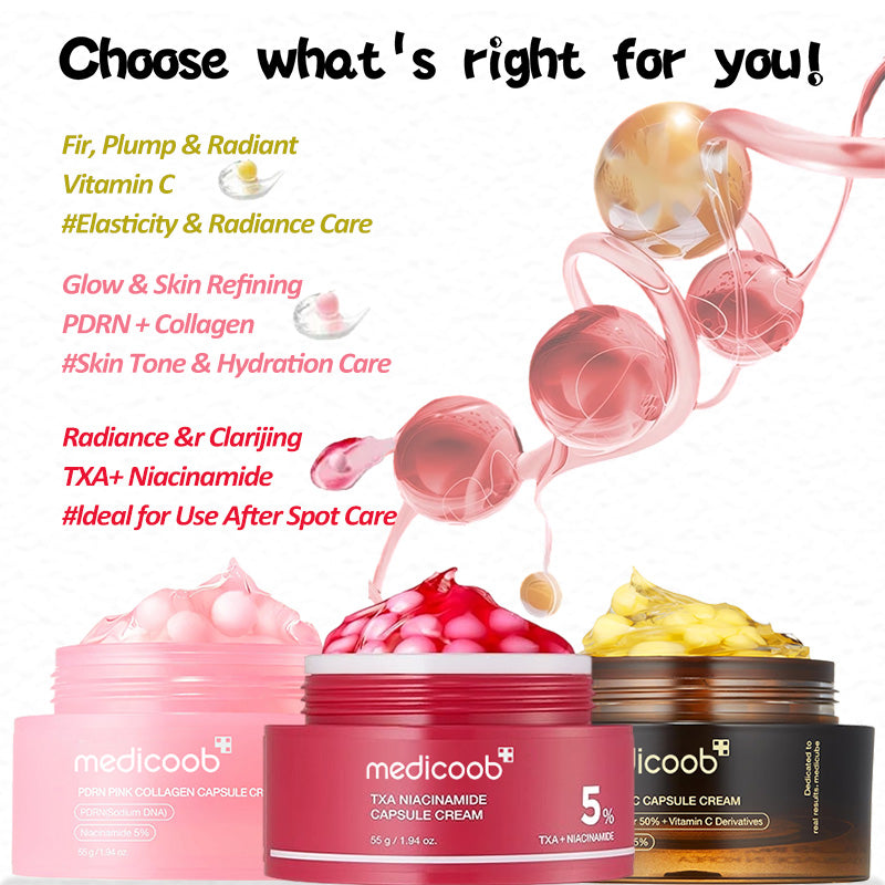 🔥 Zeitlich begrenztes Angebot – Virales Boba-Kapsel-Creme-Set für unebene Haut