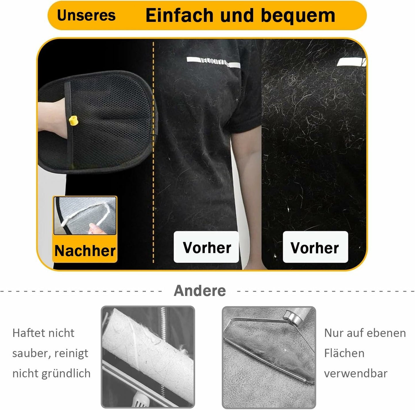 ✨Last Day Promotion 49% OFF - Pet hair remover Electrostatic gloves