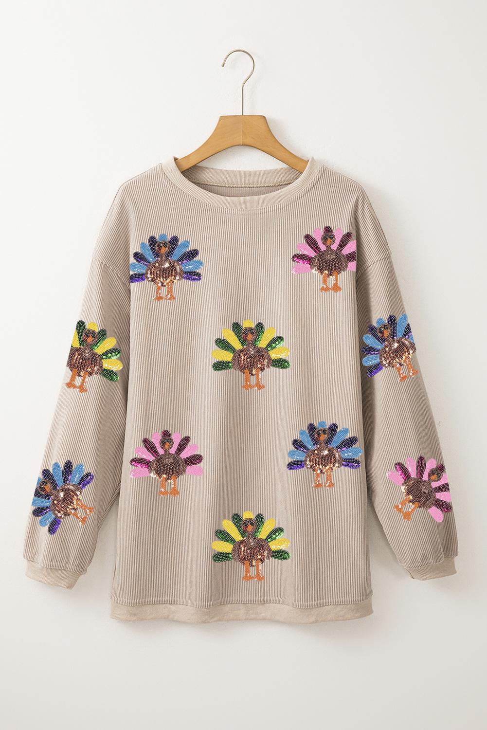 Oversized Thanksgiving Day Sweatshirt