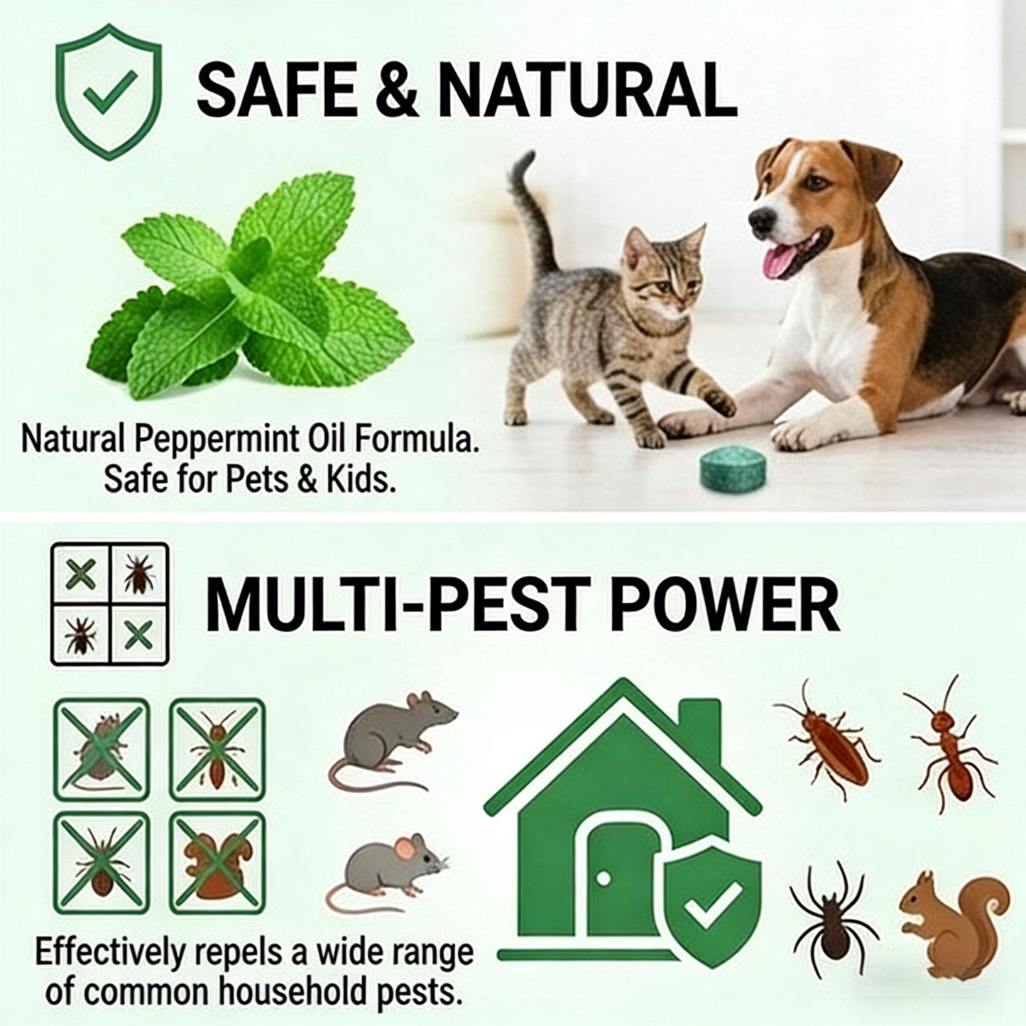 12-Pack Natural Peppermint Oil Mouse Repellent