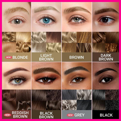 Haarähnlich gebogener Augenbrauenstift – 2-in-1 Microblading &amp; wasserfestes Finish