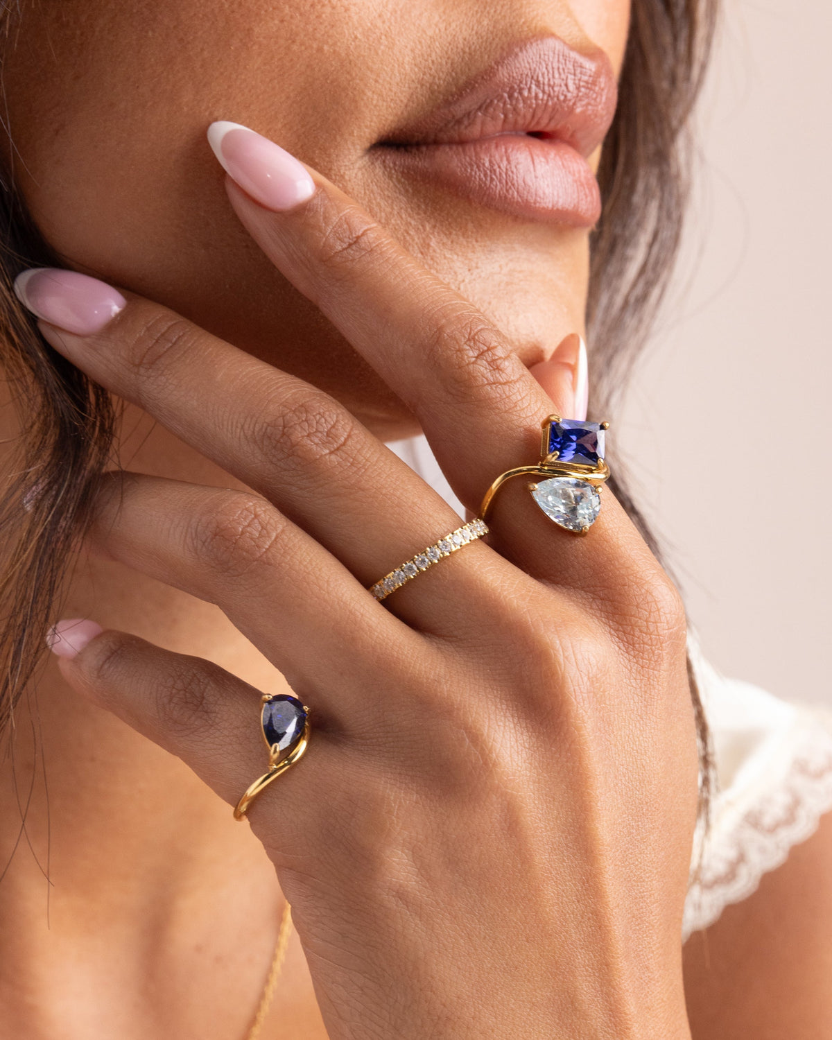 Riavara Birthstone Ring - Gold
