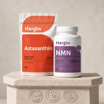 HERGLW 1000mg NMW Astaxanthin Vitality Bundle