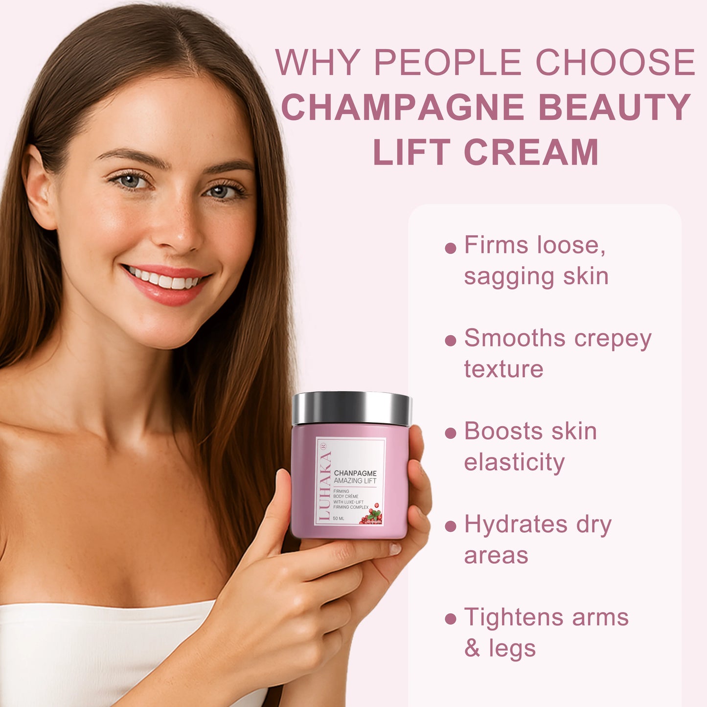 Luhaka Chanpagme Amazing Lift Cream – Firm, Tone & Hydrate