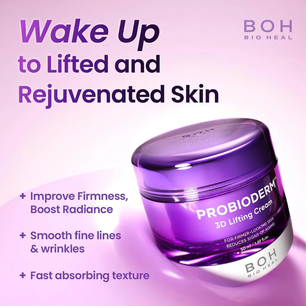 Probioderm 3D Lifting Cream – 17-Peptide Firming Moisturizer