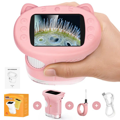 1000X Digital Microscope for Kids: 4K Screen & Real Science Explorer