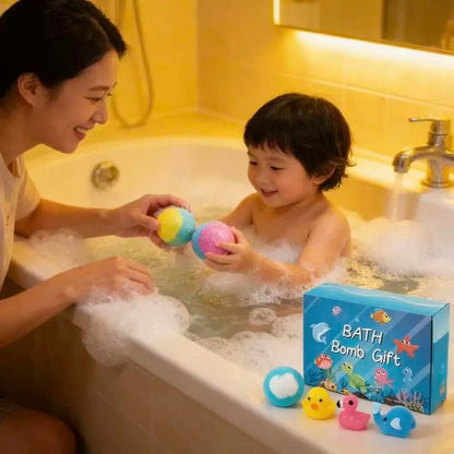 Kids Surprise Bath Bomb Gift Set – 12 Pack with Hidden Toys