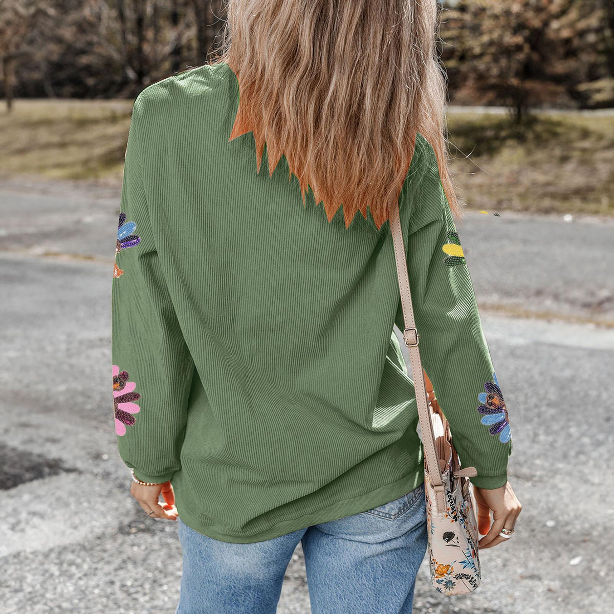 Oversized Thanksgiving Day Sweatshirt