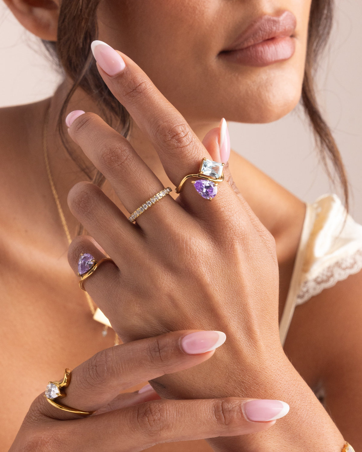Riavara Birthstone Ring - Gold