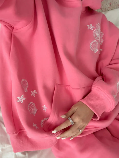 Perlgrau &amp; Pink Tropische Kollektion