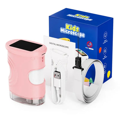 1000X Digital Microscope for Kids: 4K Screen & Real Science Explorer