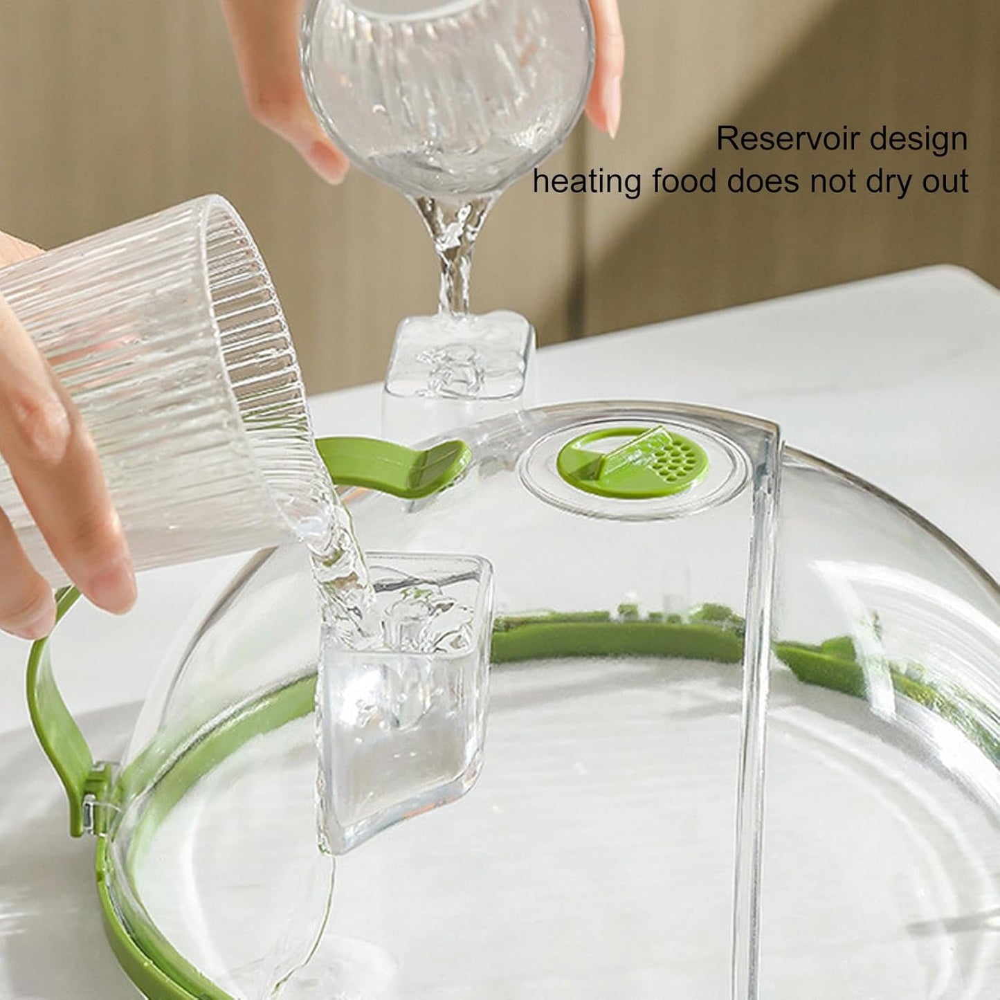 2-in-1 Microwave Splatter Cover & Steamer