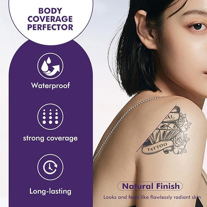 Body Coverage Perfector – Waterproof Tattoo & Scar Concealer 60ml