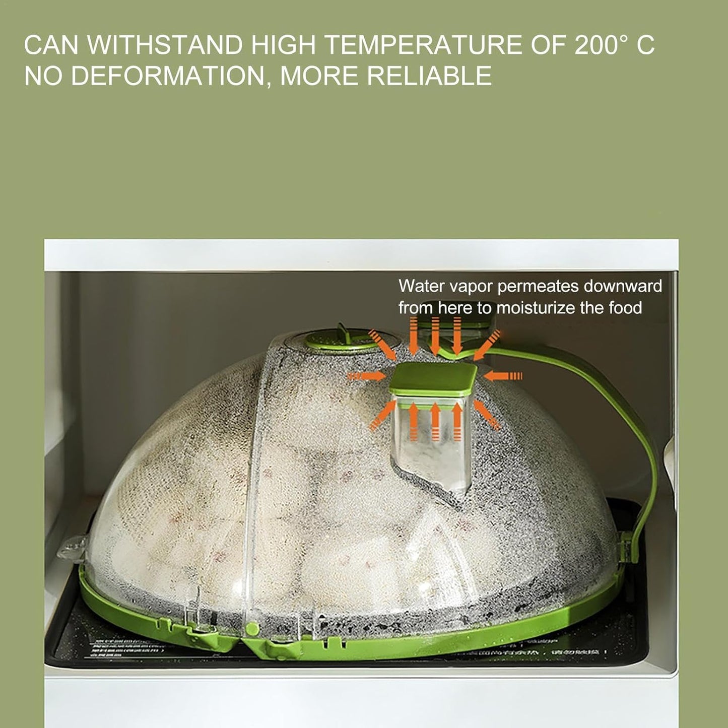 2-in-1 Microwave Splatter Cover & Steamer