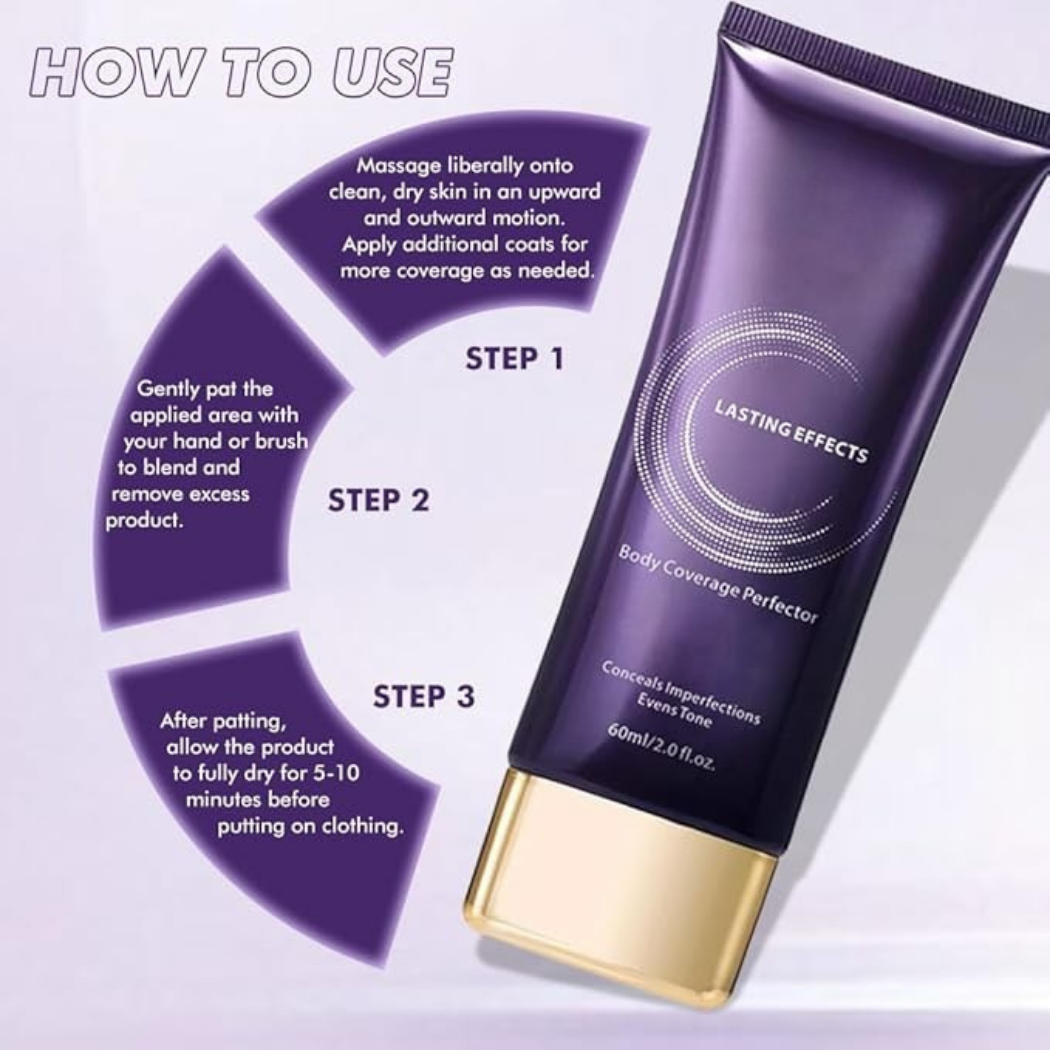 Body Coverage Perfector – Waterproof Tattoo & Scar Concealer 60ml