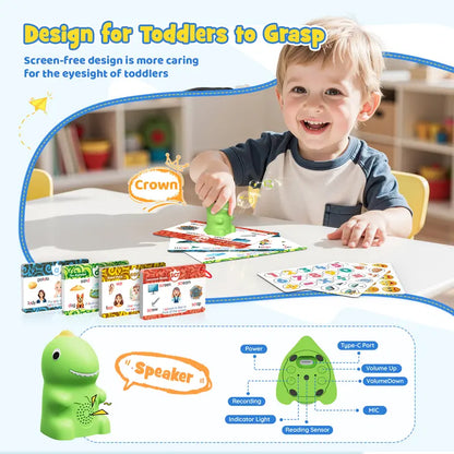 Roar & Learn Dinosaur Flash Cards – 148 Interactive Phonics Cards