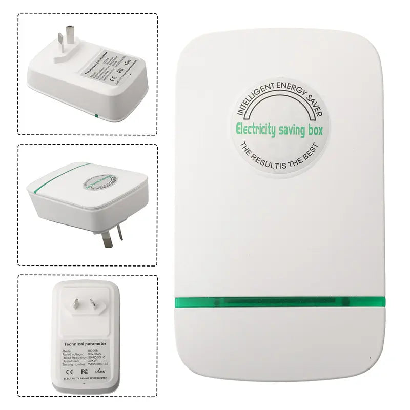 Smart Plug-In Power Saver Box – Energy Saving Device (US Plug, 90–250V)