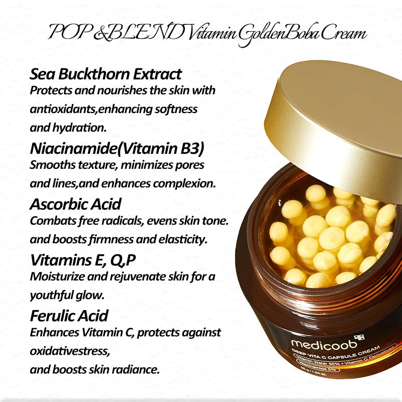 🔥 Limited Time Offer – Viral Boba Capsule Cream Set for Uneven Skin