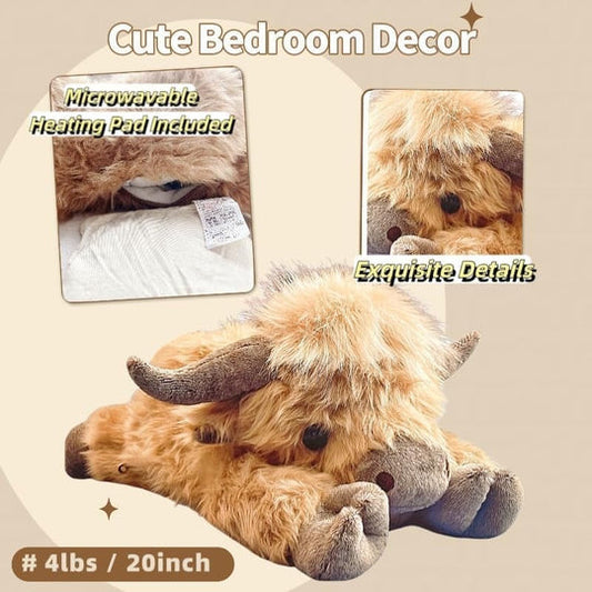 Cute Cartoon Highland Cow Plüschtier - Heiße Aktion 50% Rabatt 🔥