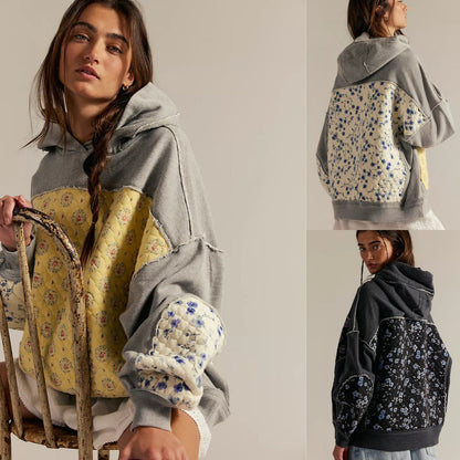 Aster Quilted Hoodie
