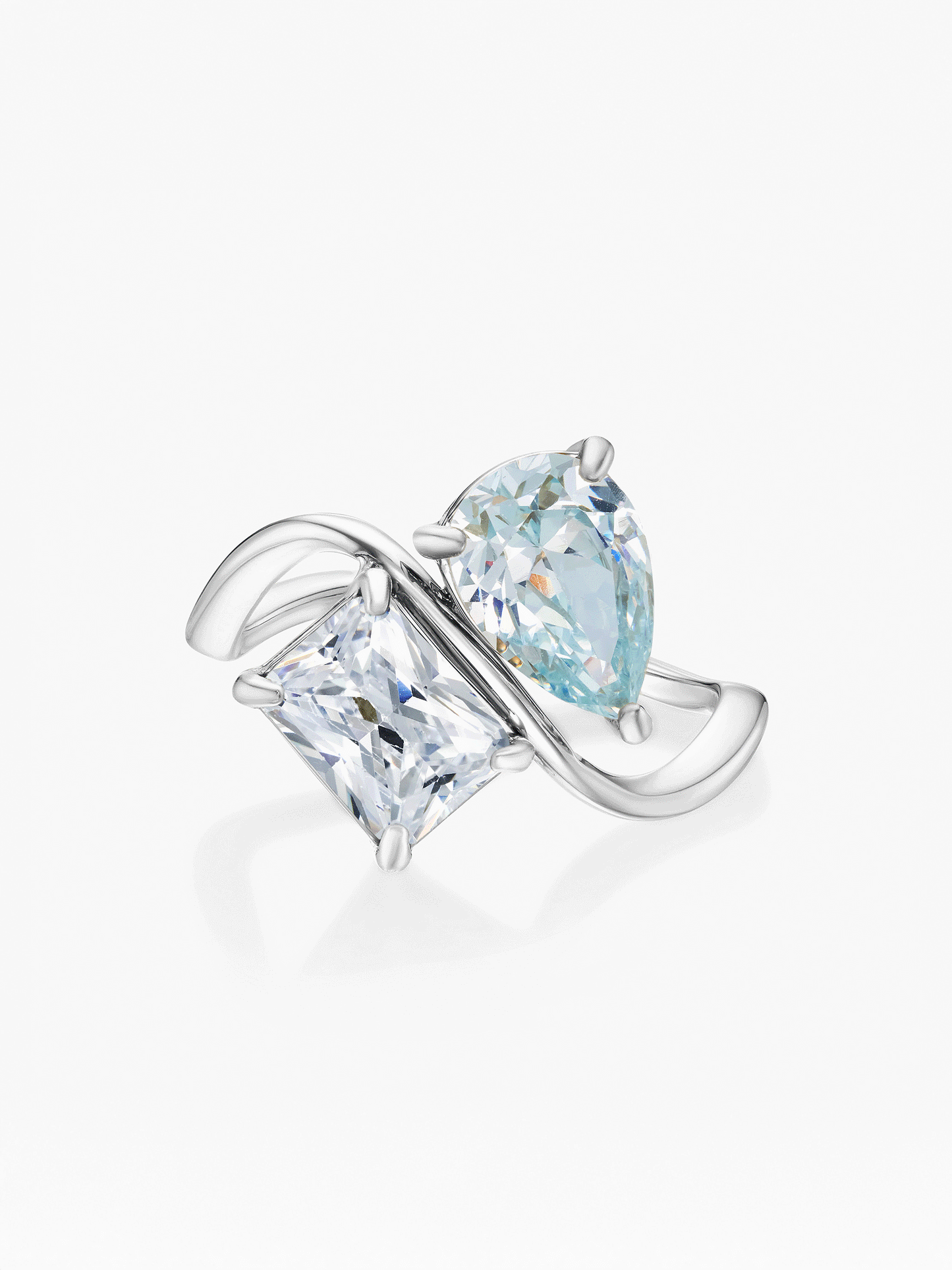 Herglw Birthstone Ring - Silver