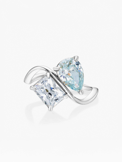 Herglw Birthstone Ring - Silver