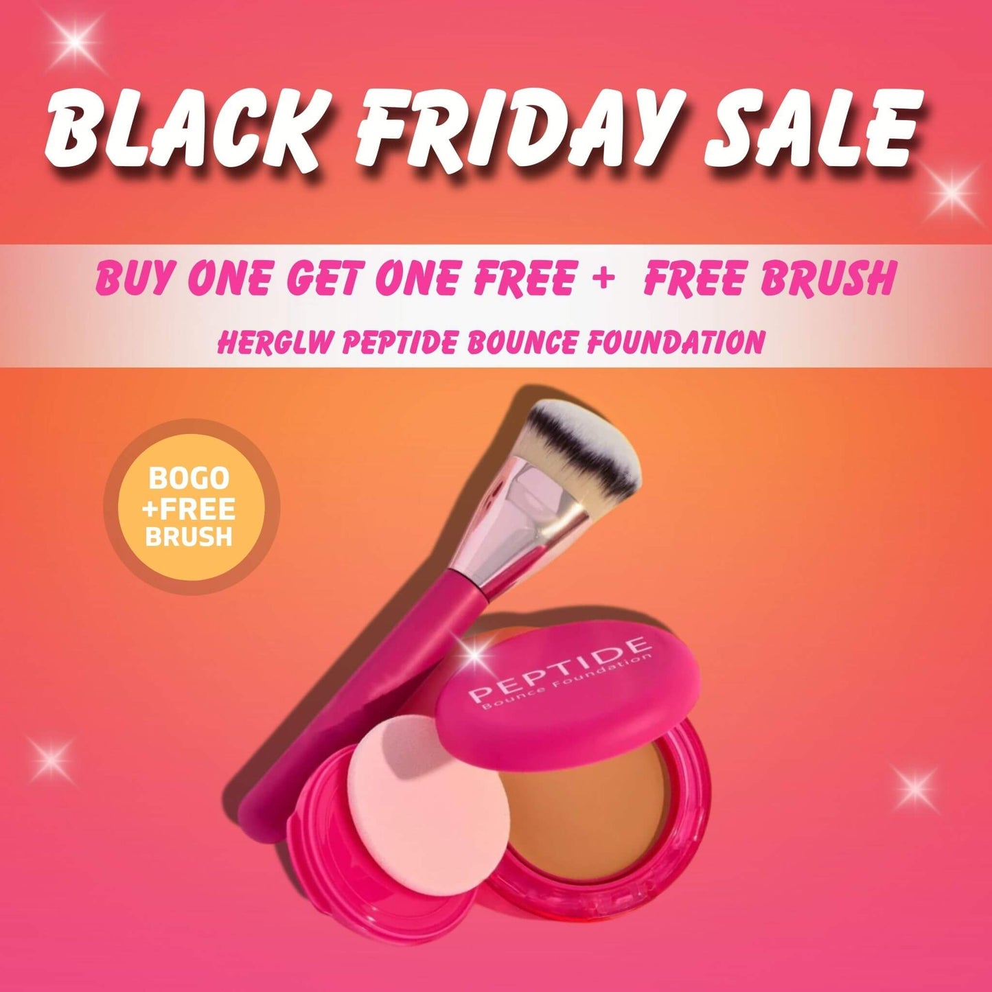 FLASH SALE: Free brush🔥Peptide Bounce Foundation