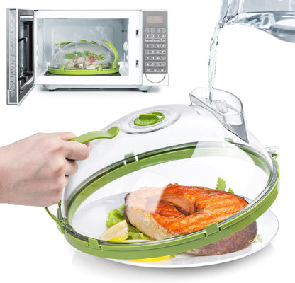 2-in-1 Microwave Splatter Cover & Steamer