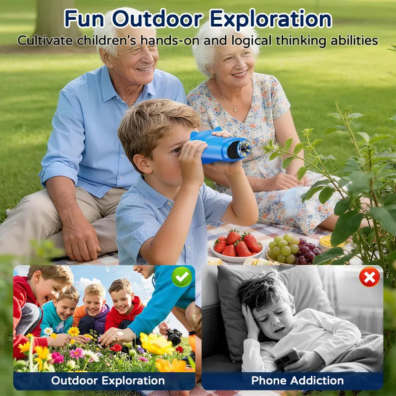 1000X Digital Microscope for Kids: 4K Screen & Real Science Explorer