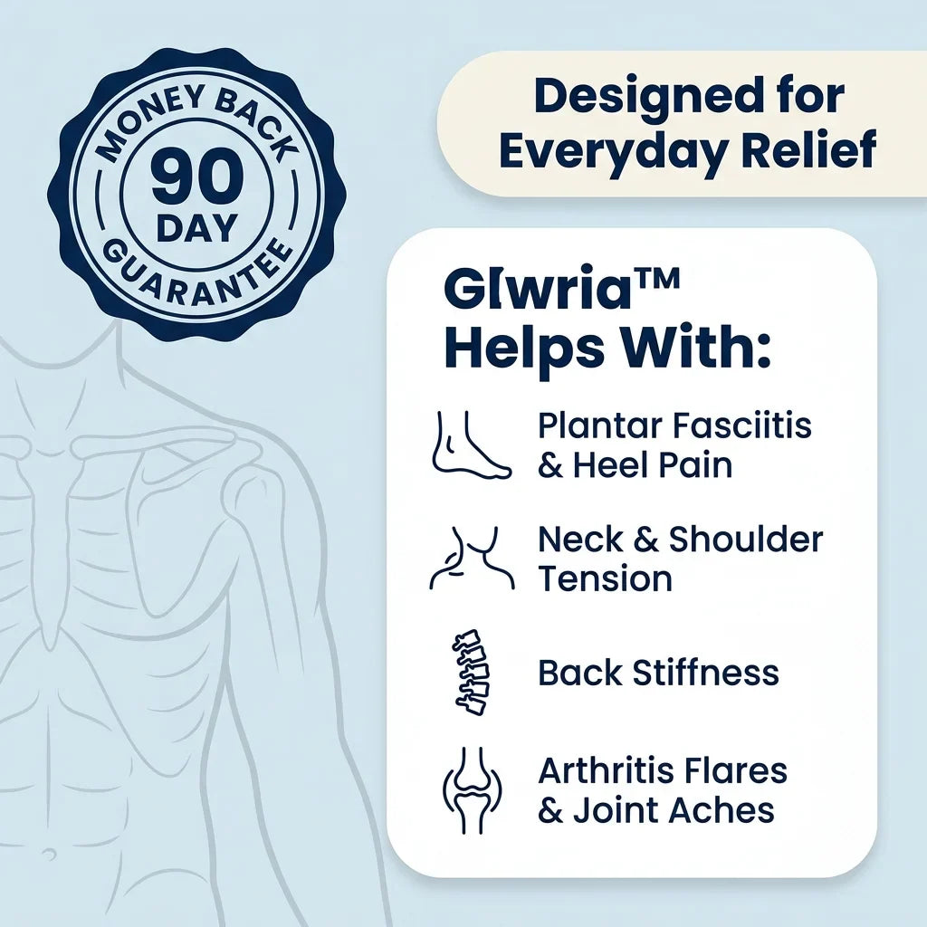 Glwria™ 3-in-1 Fascia Relief System - Heat · Vibration · EMS
