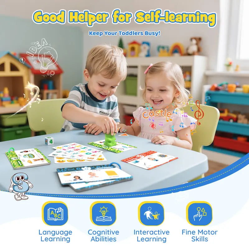 Roar & Learn Dinosaur Flash Cards – 148 Interactive Phonics Cards