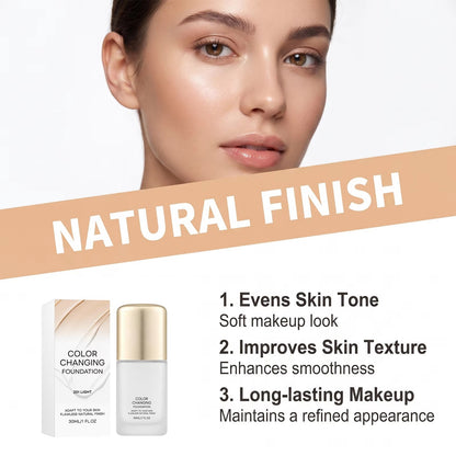 HERGLW Color Changing Skincare Foundation: Light & Hydrating