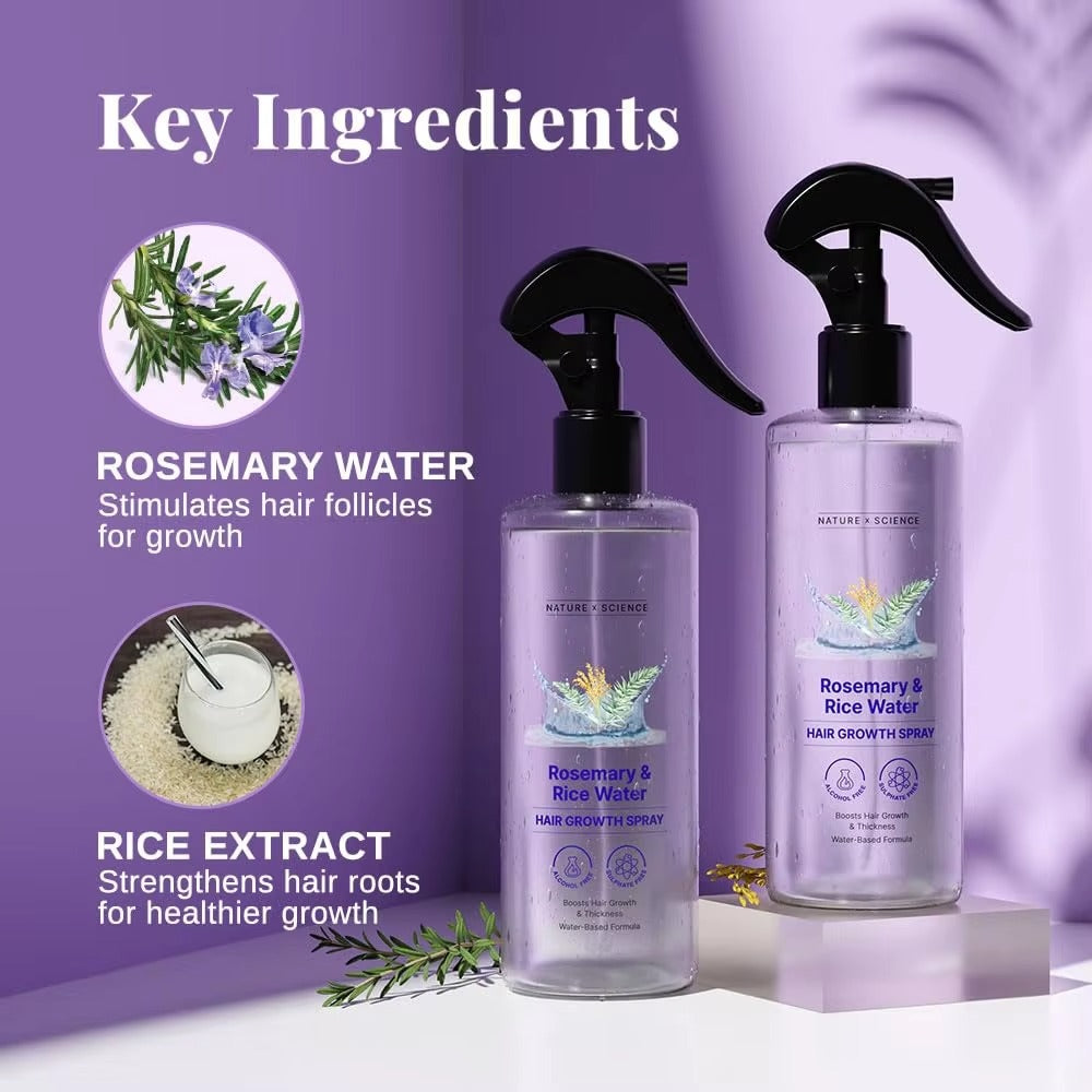 Nourishing Rice Water & Rosemary Hair Mist