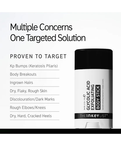 Glycolic Acid Exfoliating Body Stick -  KP & Ingrown Hair Relief