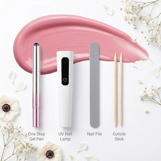 HERGLW Gel Nail Pen Set: Flawless & Portable