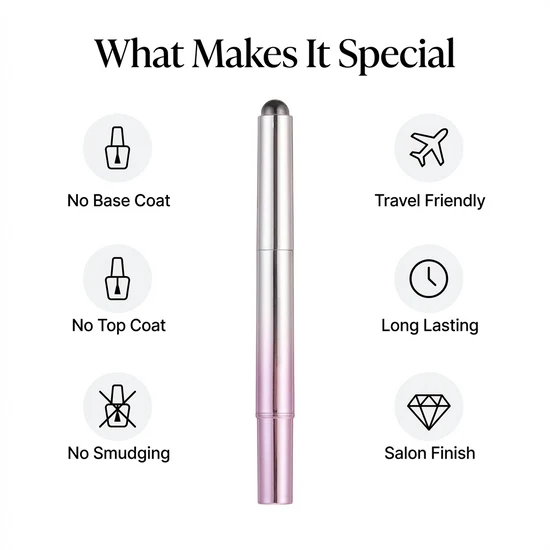 HERGLW Gel Nail Pen Set: Flawless & Portable