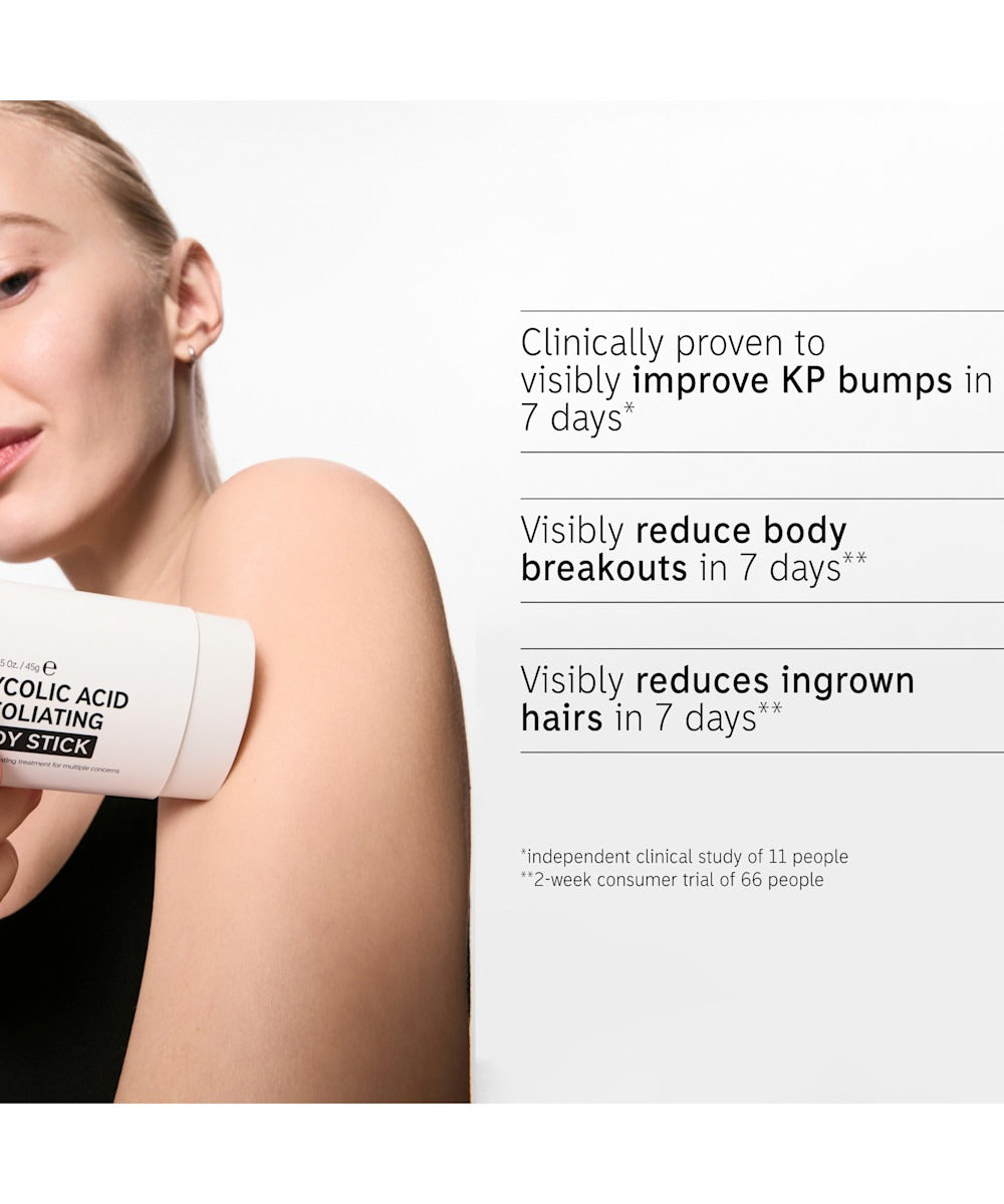 Glycolic Acid Exfoliating Body Stick -  KP & Ingrown Hair Relief