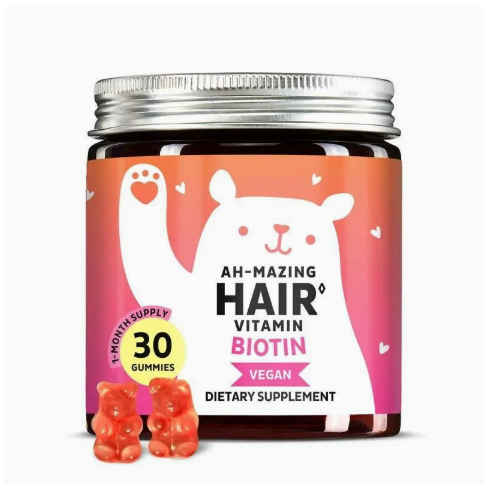 5000mcg Biotin Gummies – Vegan Wild Berry Hair Vitamins